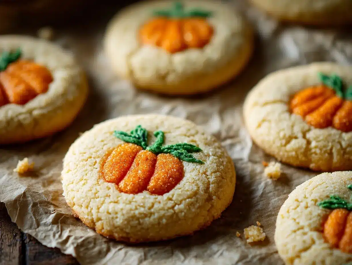 vegan pumpkin sugar cookies preparation steps