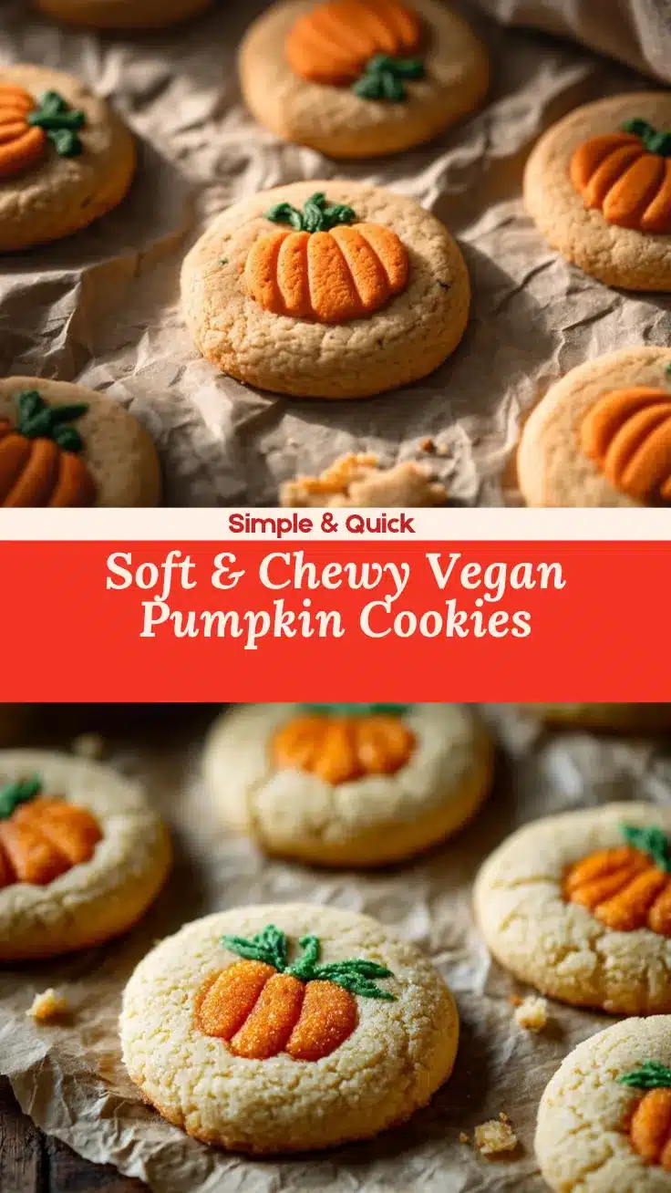 vegan pumpkin sugar cookies recipe