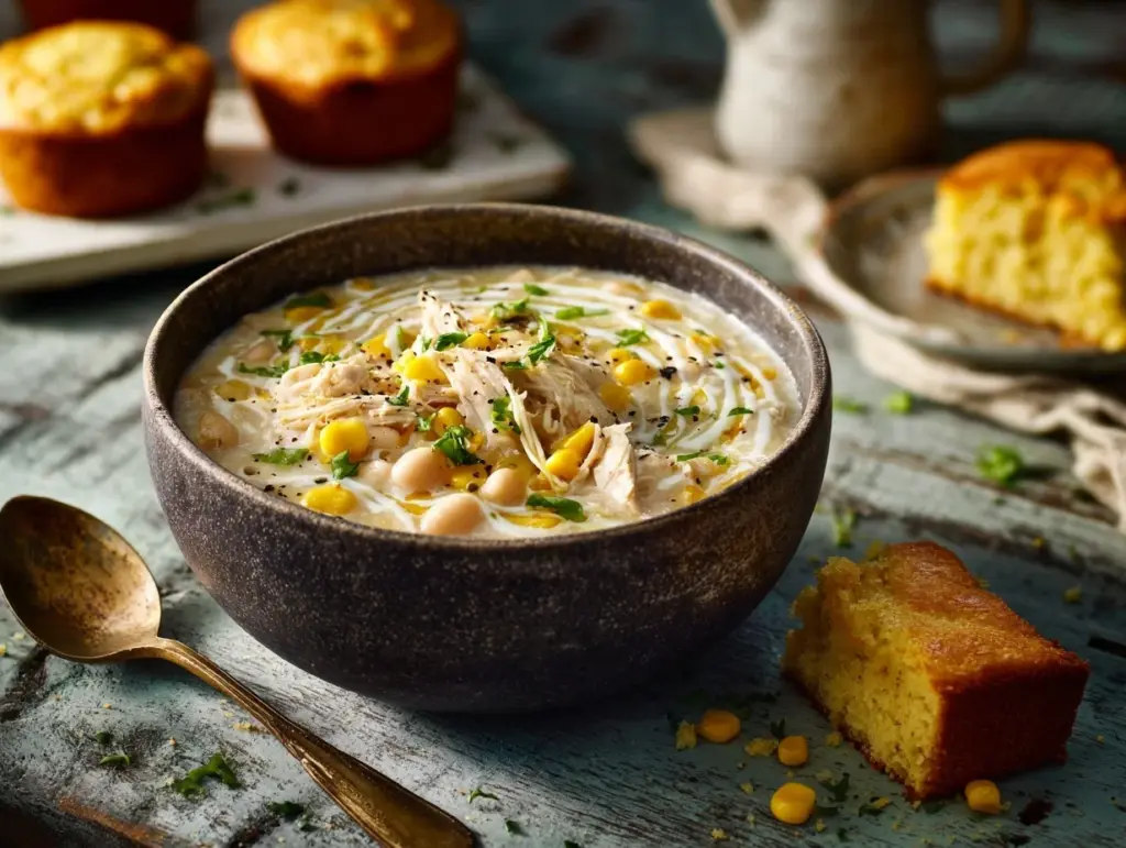 white chicken chili - featured image