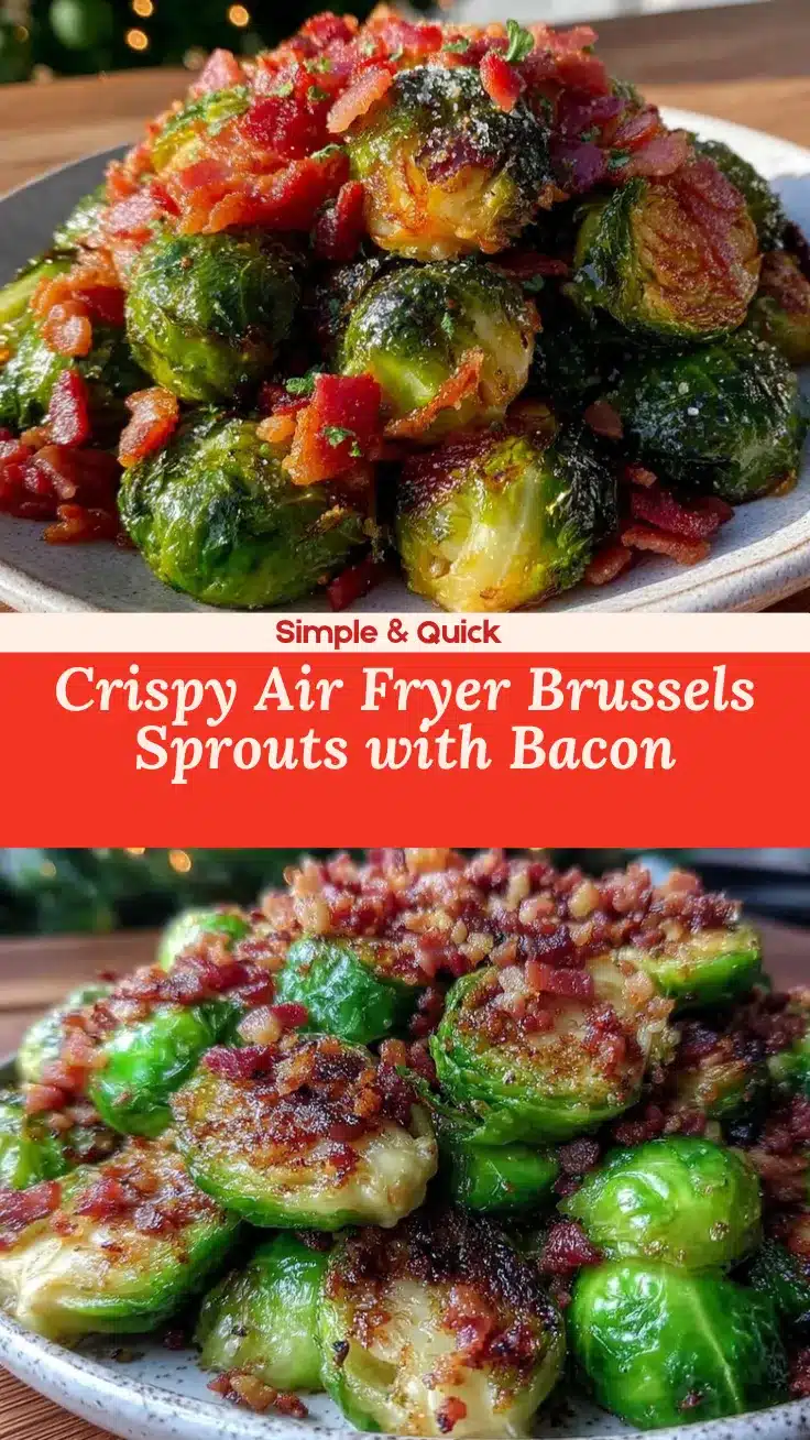 air fryer brussels sprouts with bacon bits recipe