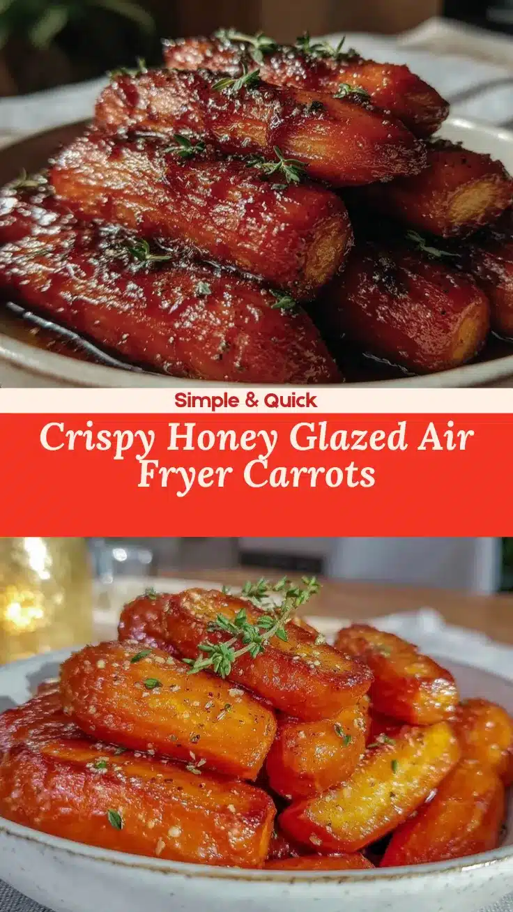 air fryer honey glazed carrots recipe