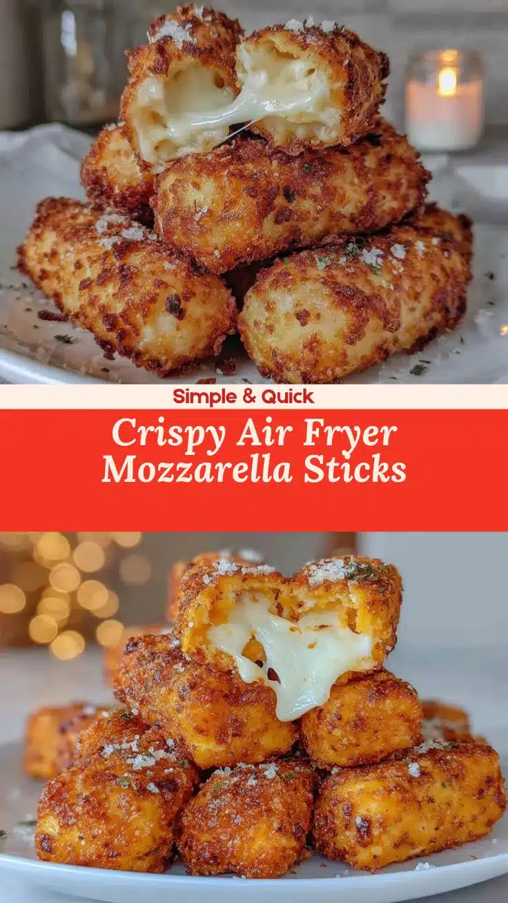 air fryer mozzarella sticks recipe