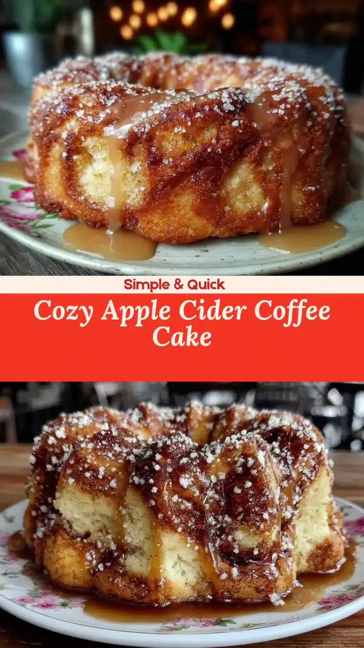 apple cider coffee cake recipe