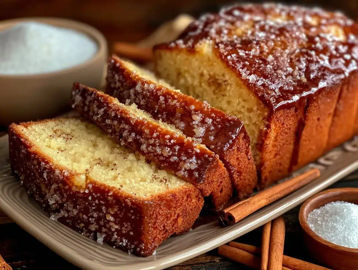 apple cider donut loaf preparation steps