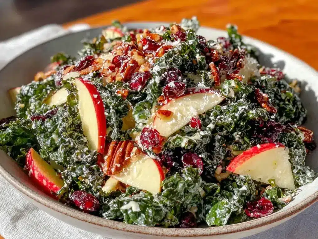autumn kale salad - featured image