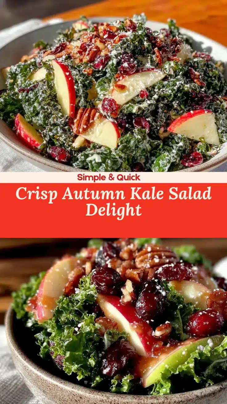autumn kale salad recipe