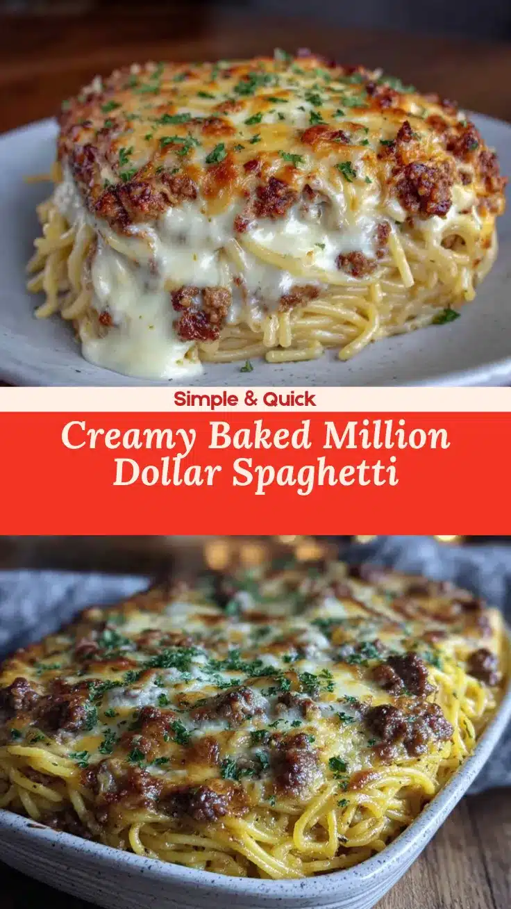 baked million dollar spaghetti recipe