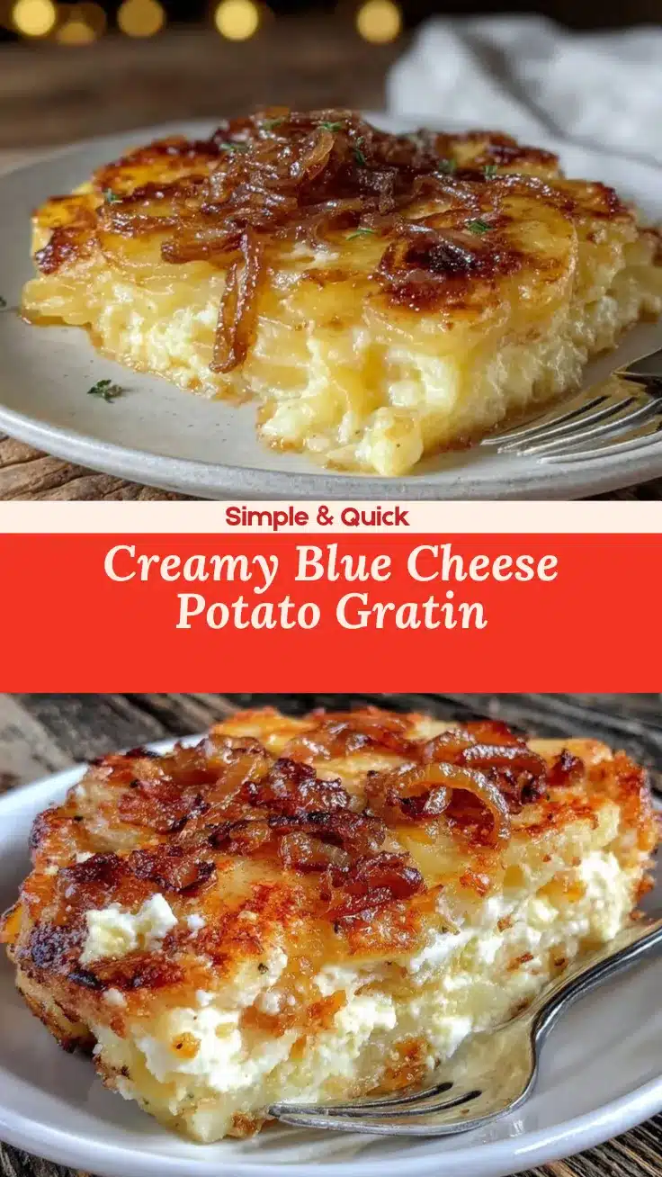 blue cheese potato gratin recipe