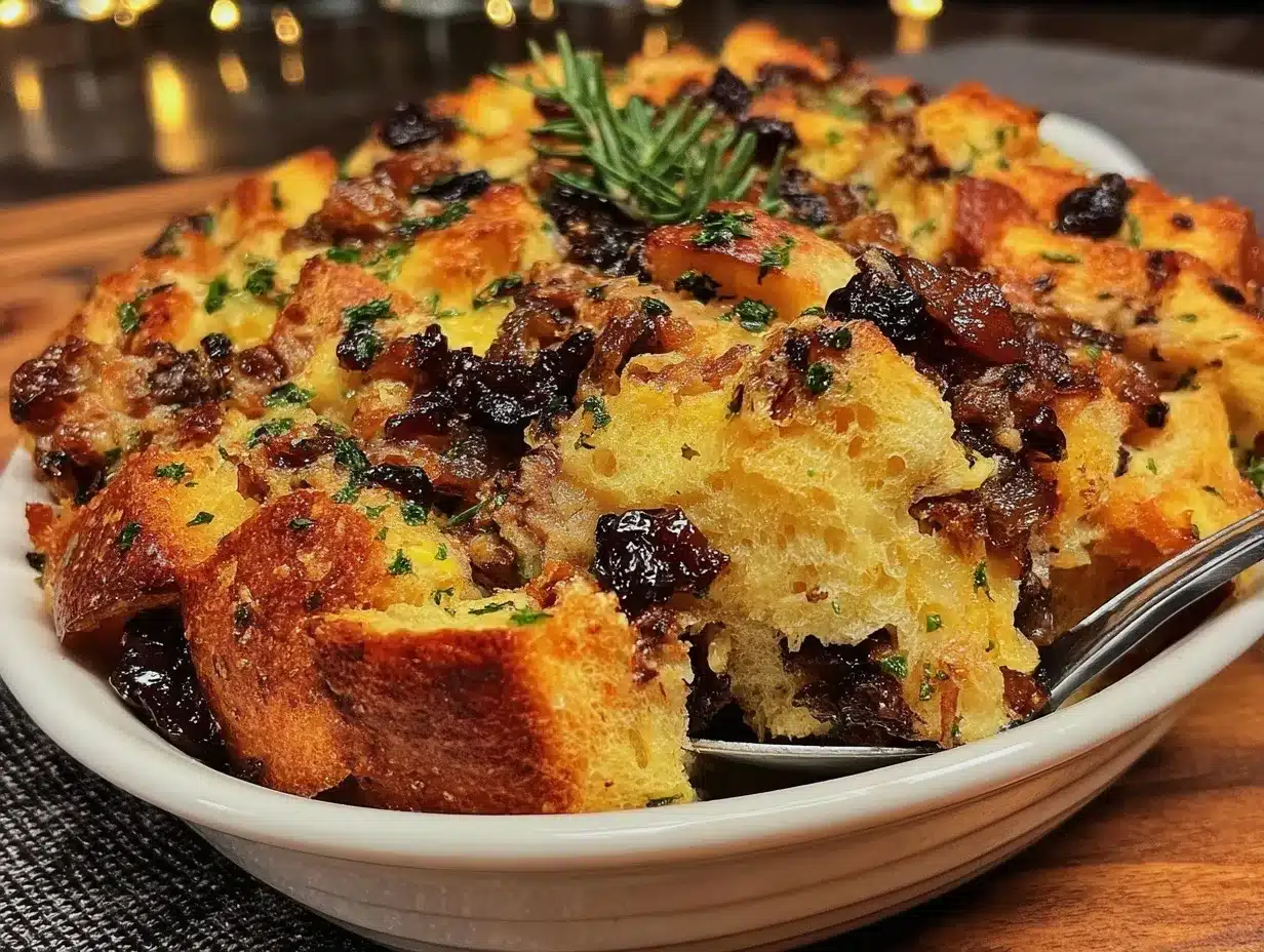 brioche stuffing with chestnuts and dried figs preparation steps