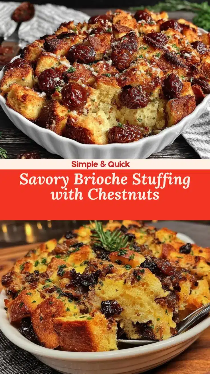brioche stuffing with chestnuts and dried figs recipe