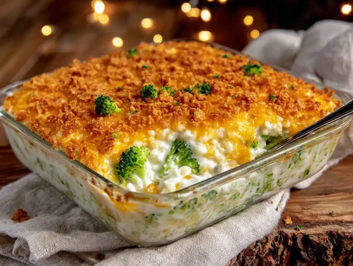 broccoli rice casserole preparation steps