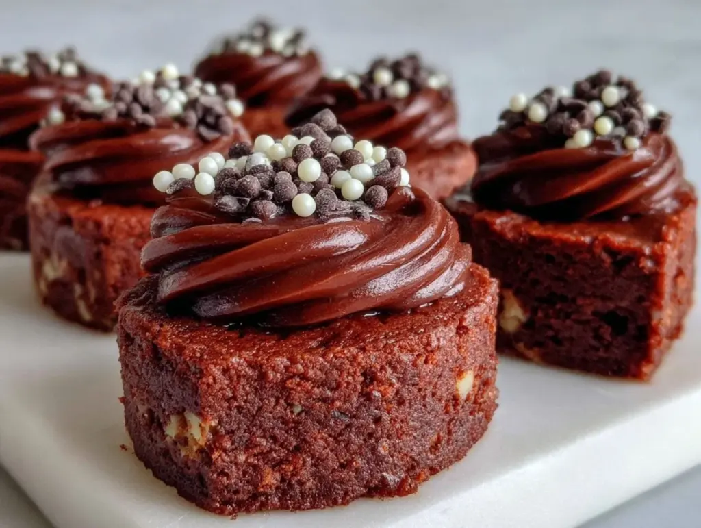brownie petit fours - featured image