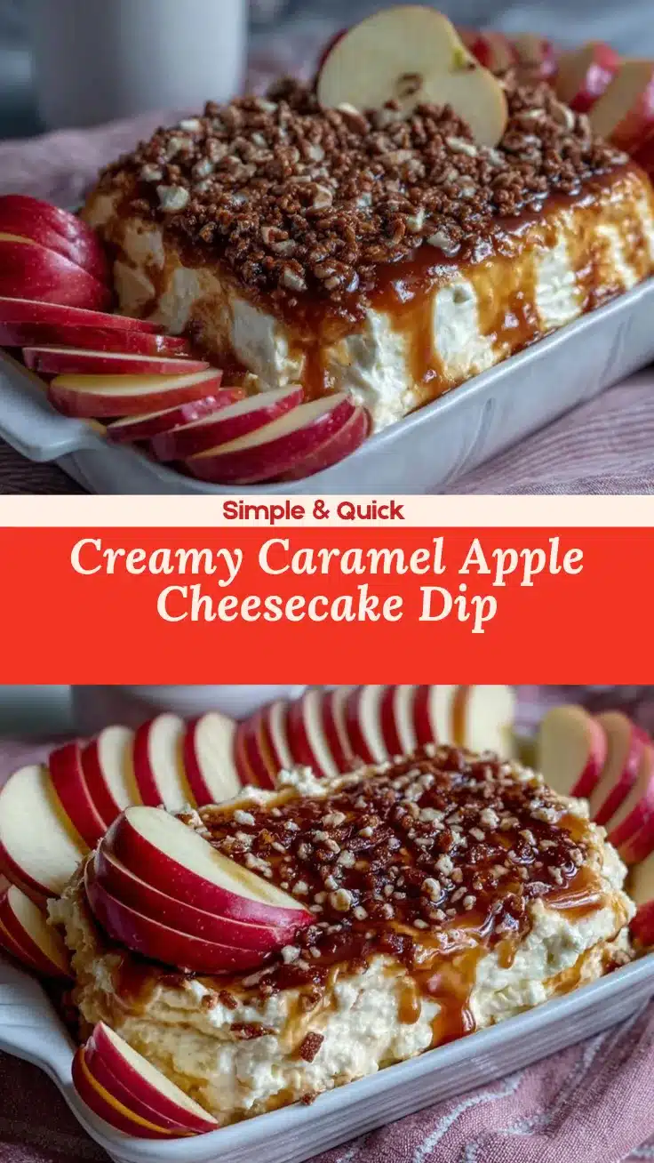 caramel apple cheesecake dip recipe