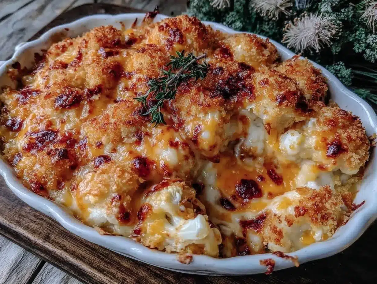 cauliflower gratin recipe preparation steps