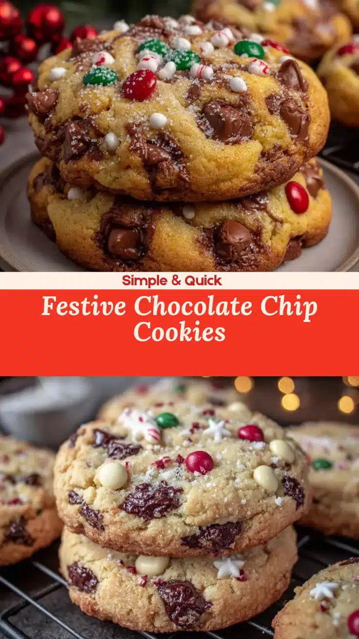 Chocolate Chip Christmas Cookies recipe