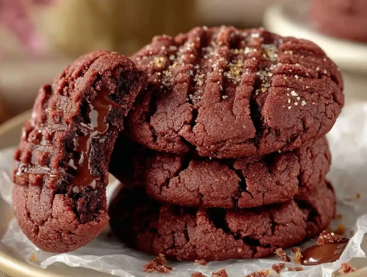 chocolate peanut butter cookies preparation steps