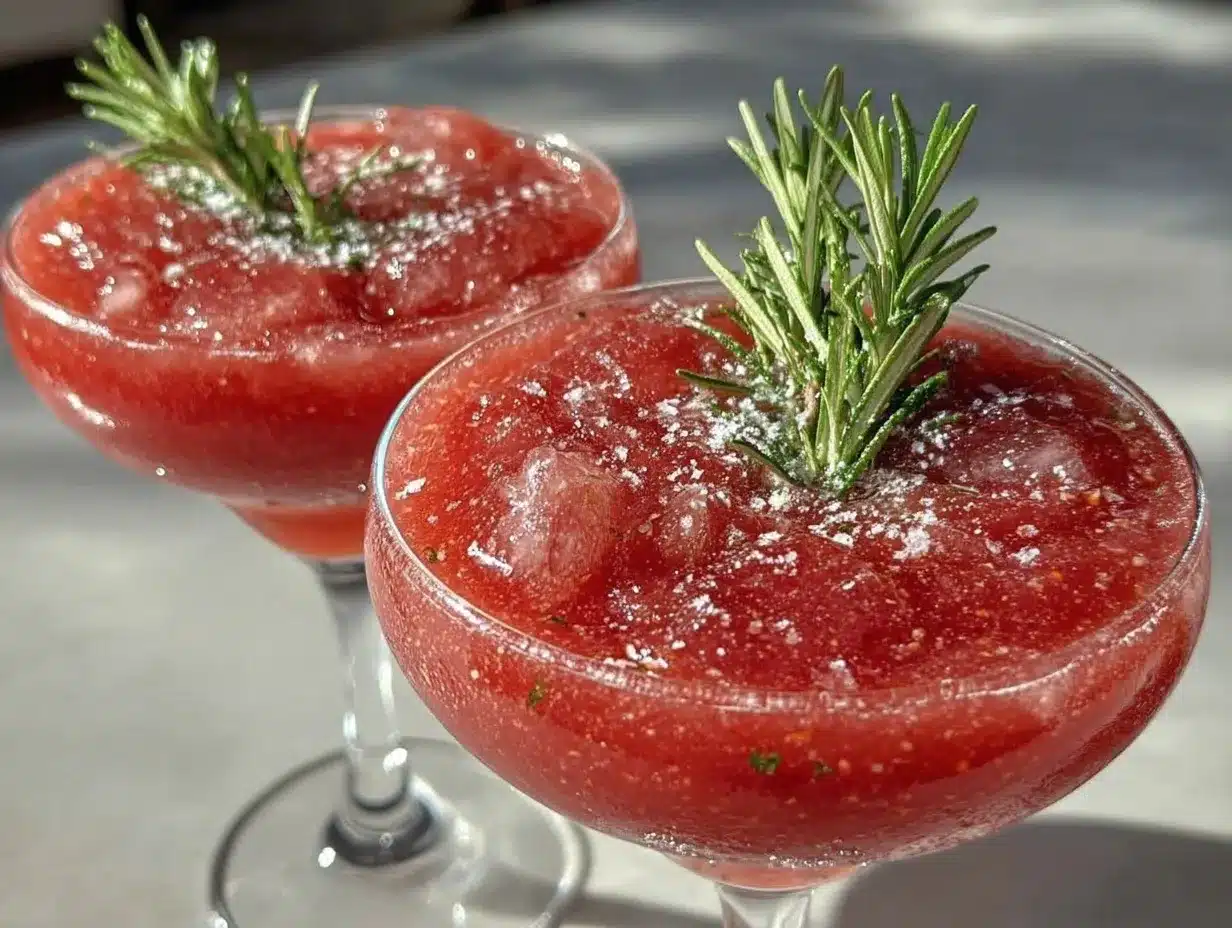 Christmas Cosmopolitan preparation steps