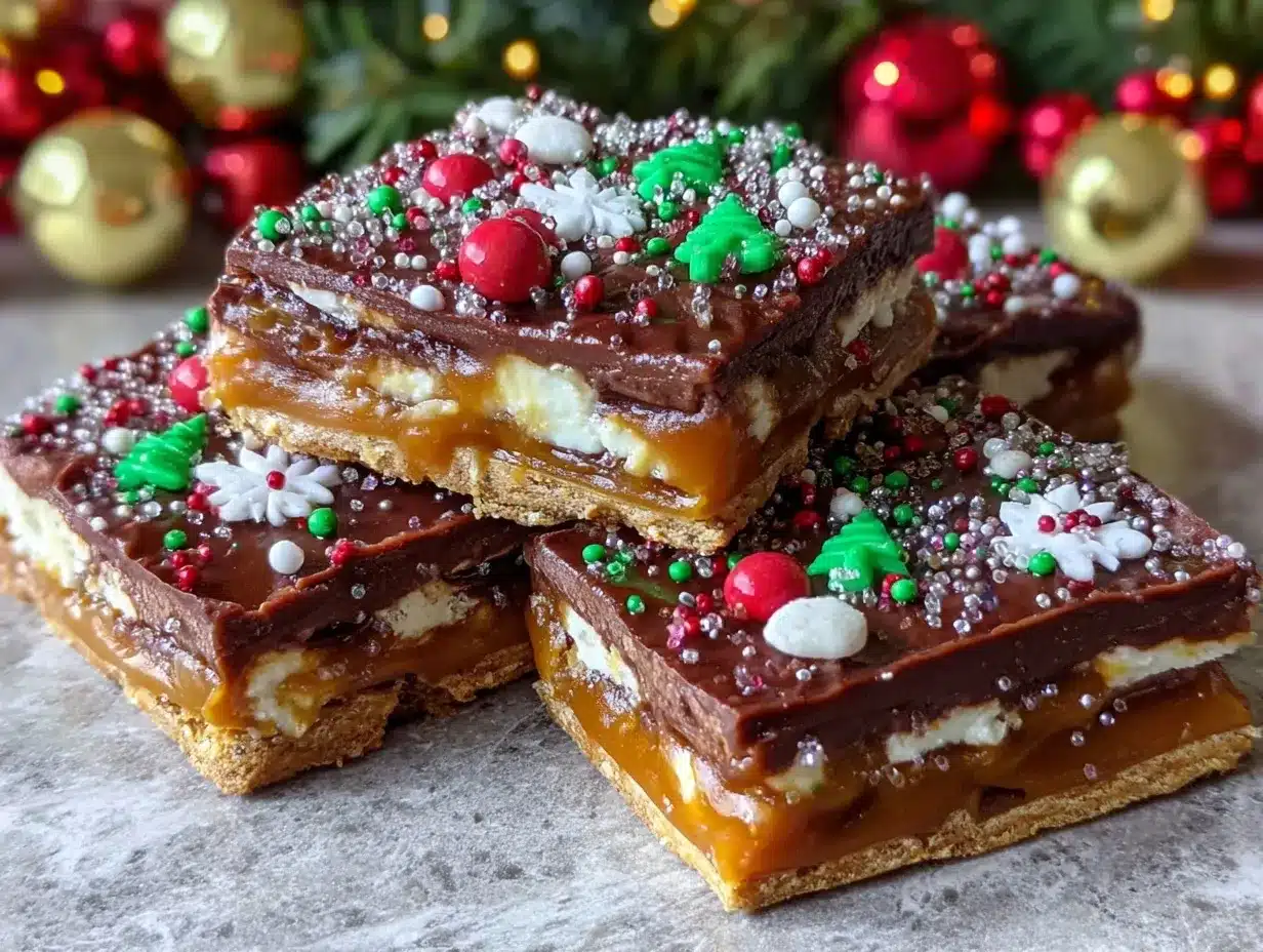 Christmas Crack Toffee Bark preparation steps