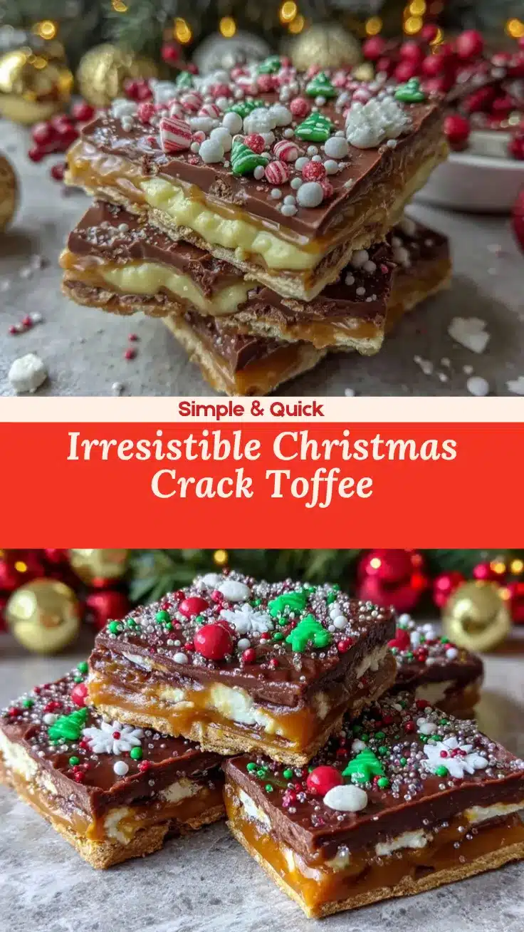 Christmas Crack Toffee Bark recipe