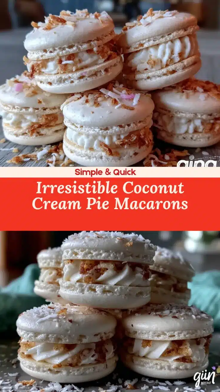 Coconut Cream Pie Macarons recipe