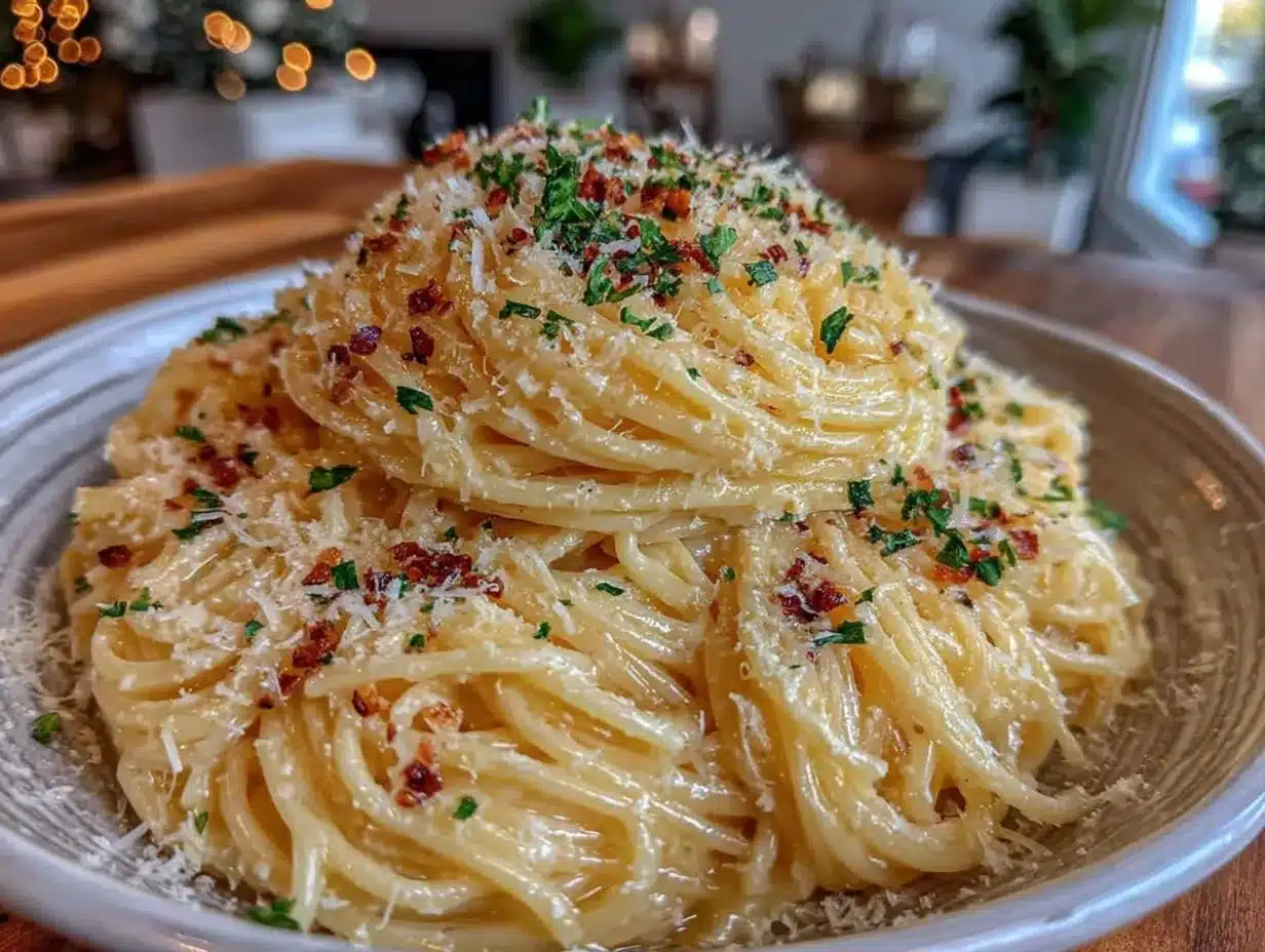 creamy butter Parmesan pasta preparation steps