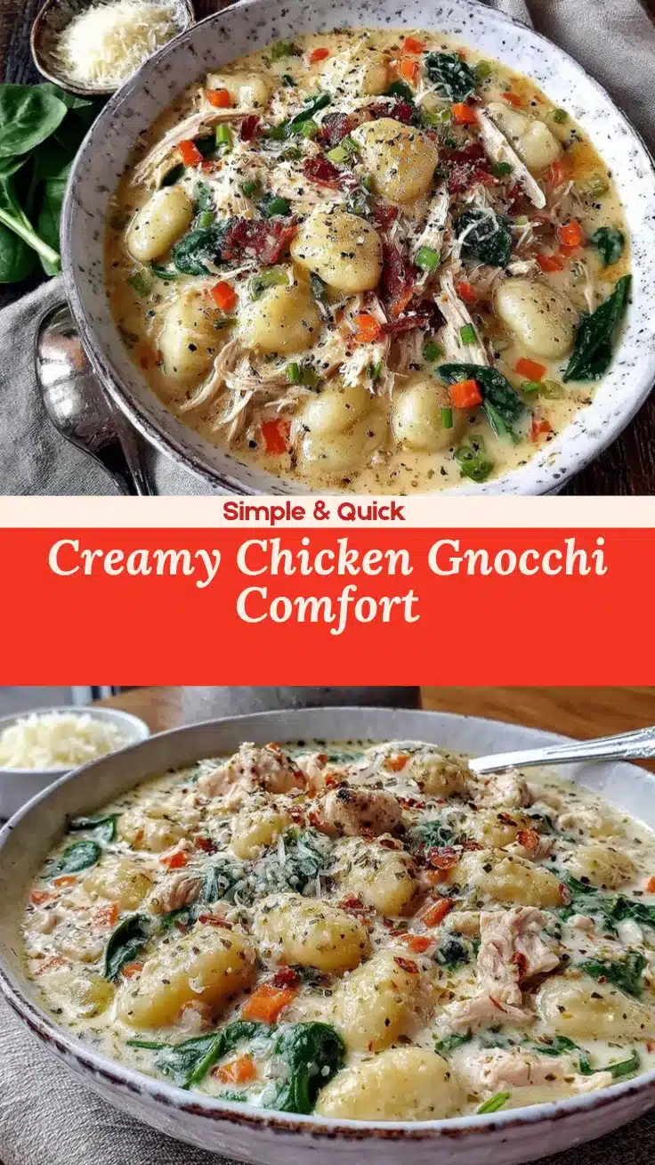 creamy chicken gnocchi soup recipe