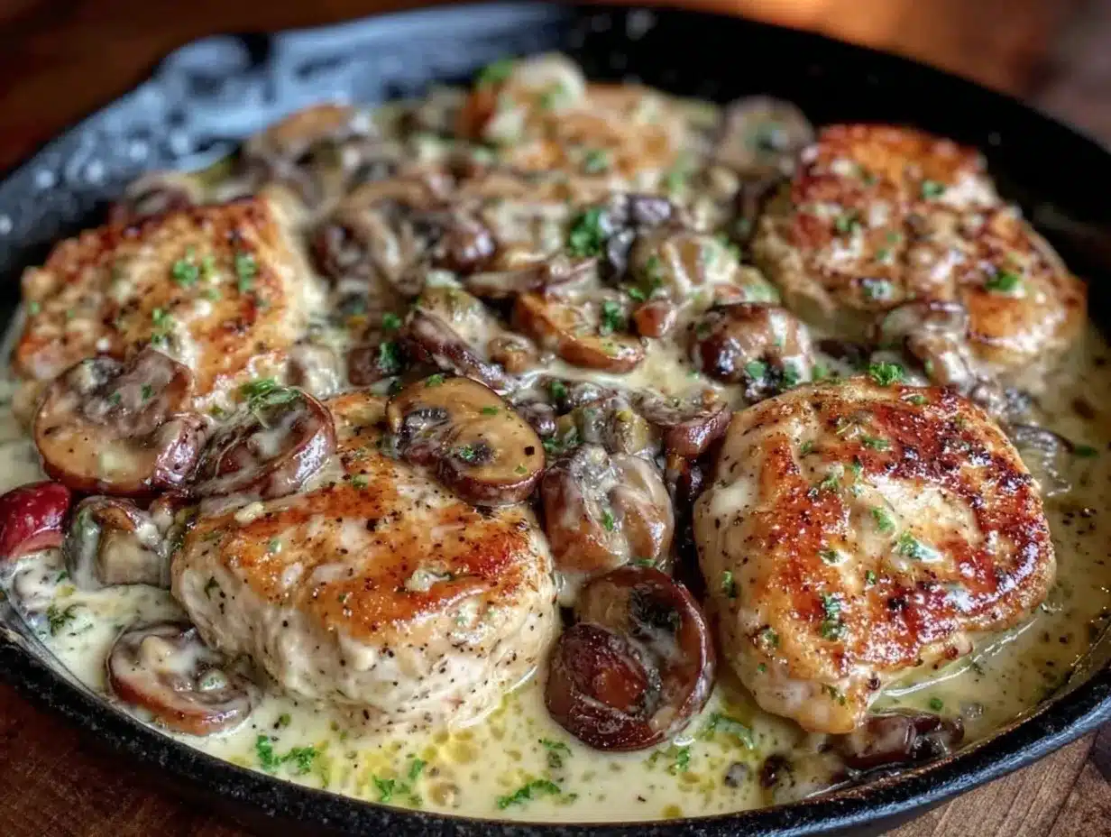 creamy chicken stroganoff preparation steps