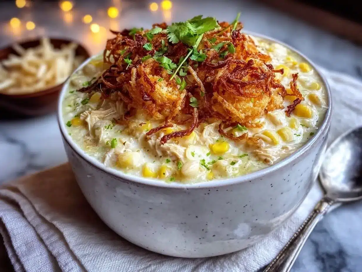 creamy white chicken chili preparation steps