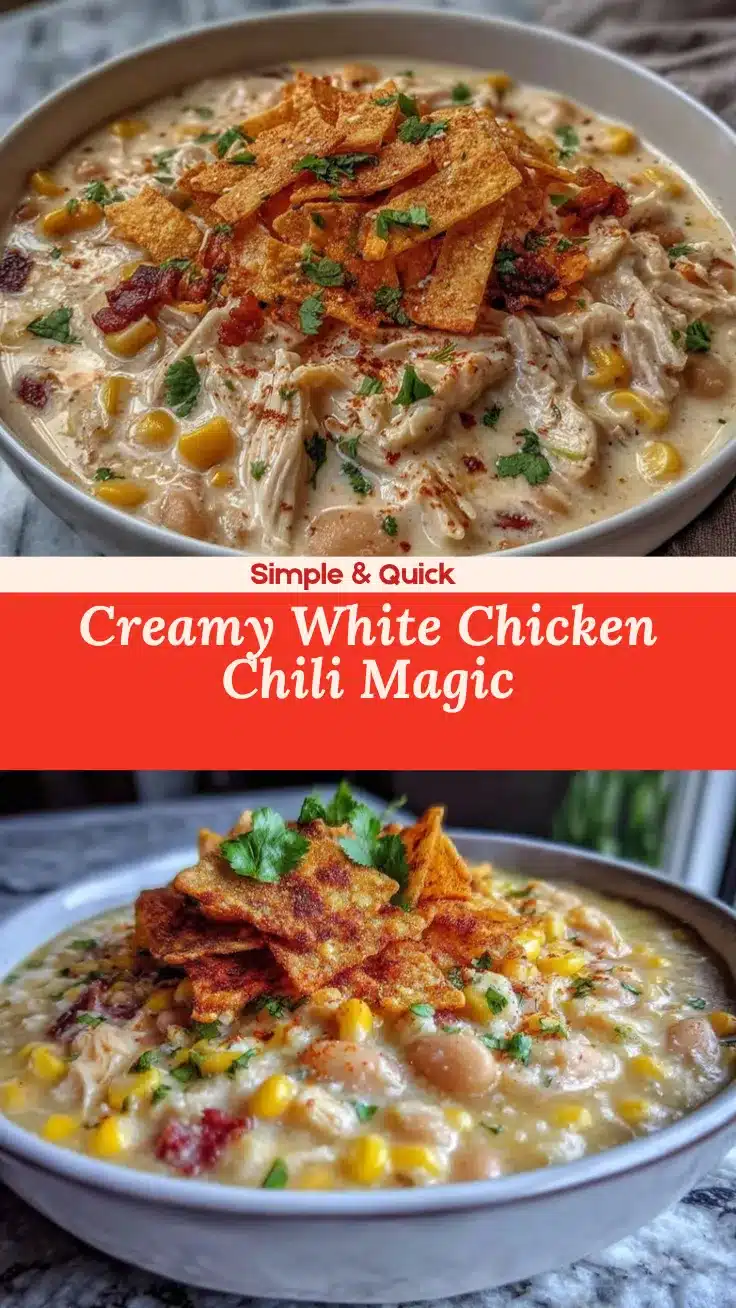 creamy white chicken chili recipe