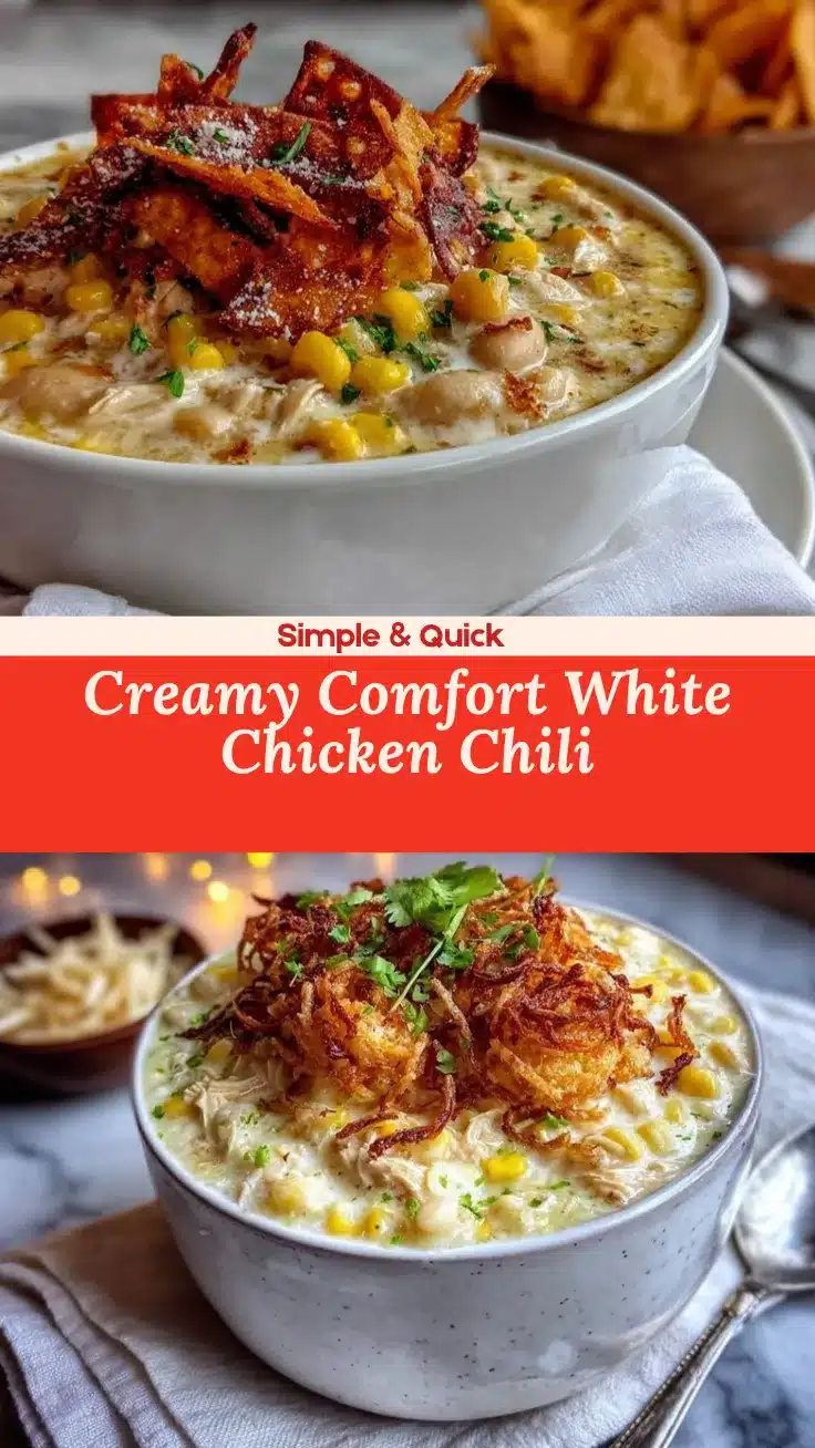 creamy white chicken chili recipe