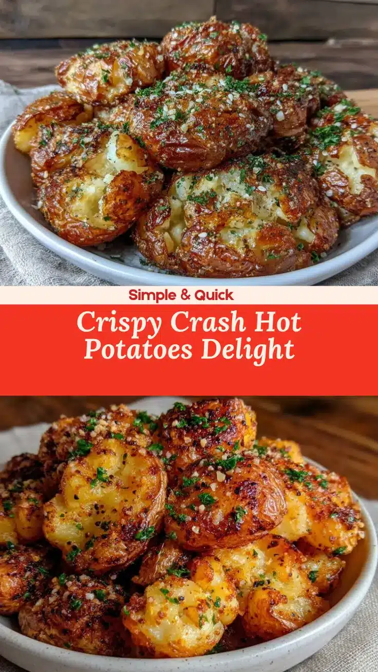 crispy crash hot potatoes recipe