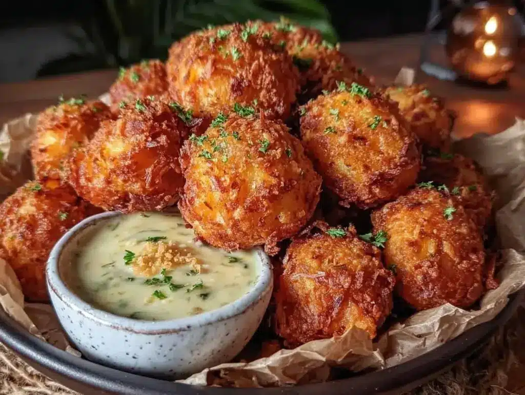 crispy fried mushrooms - featured image