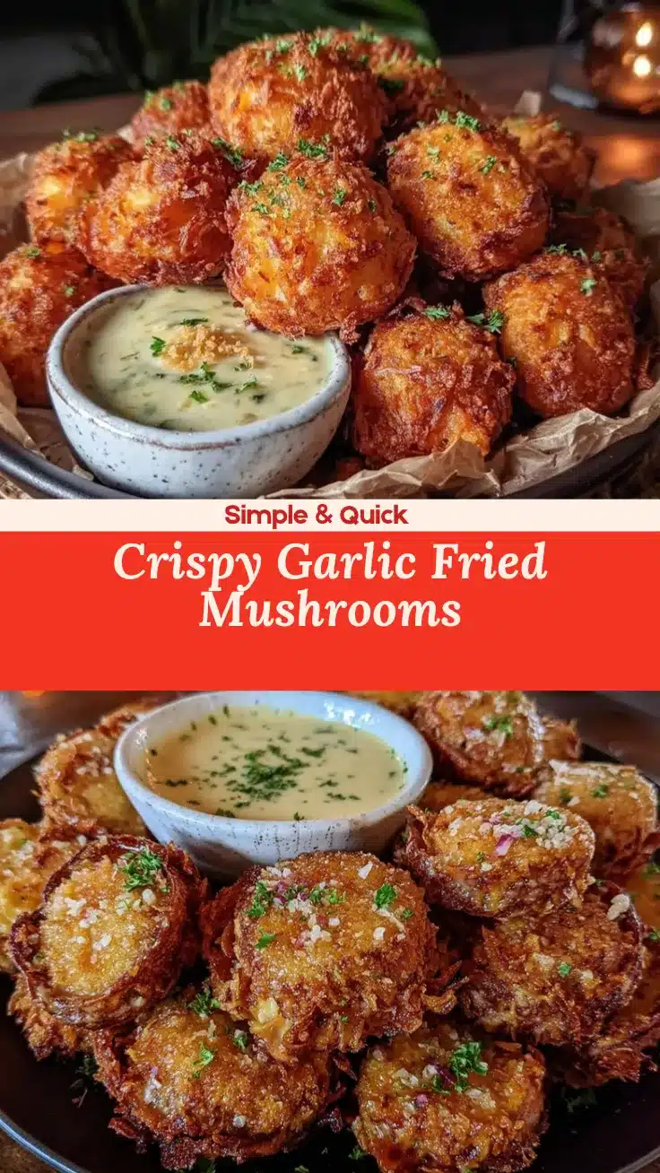 crispy fried mushrooms recipe