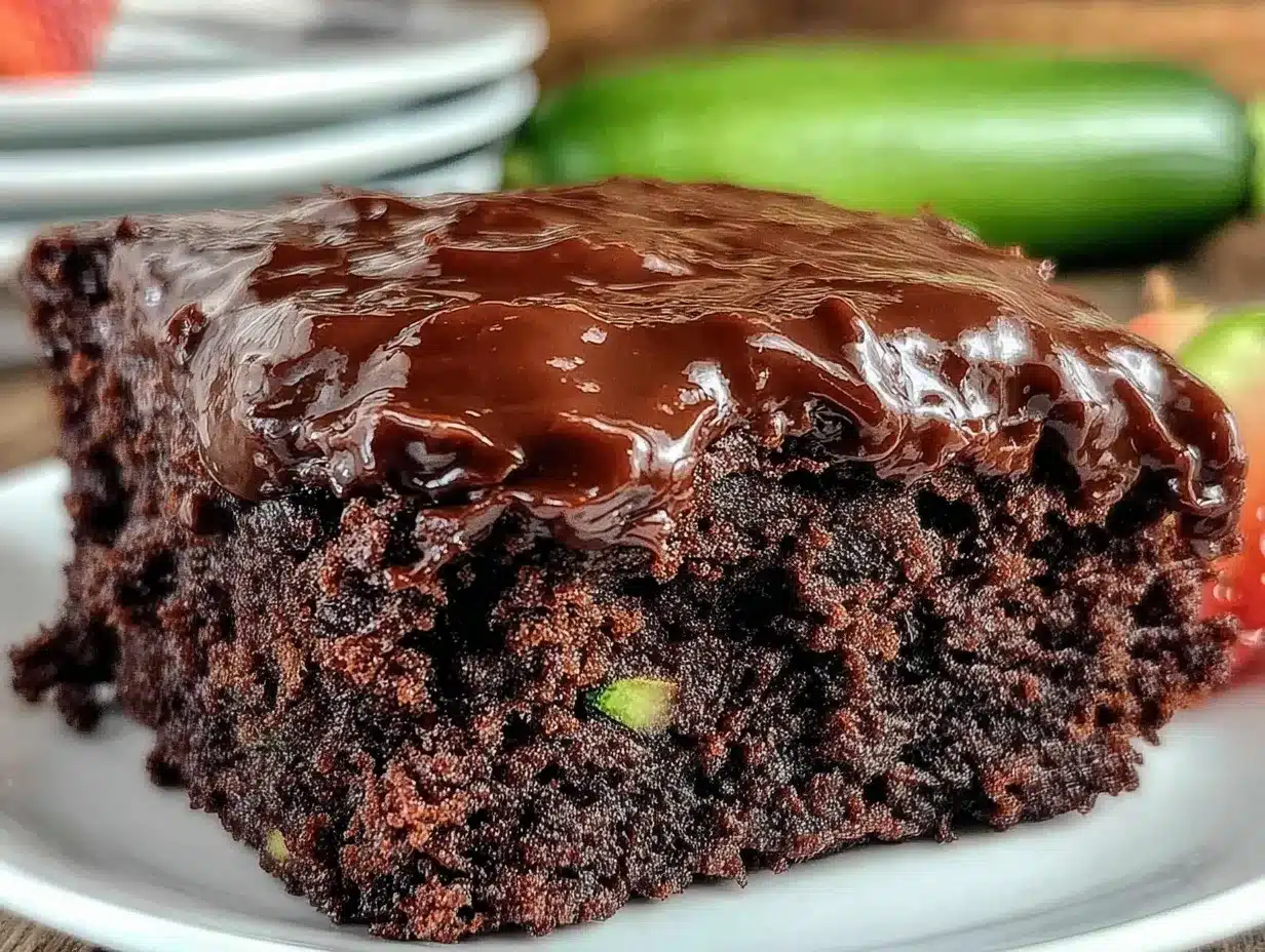 fudgy chocolate zucchini brownies preparation steps
