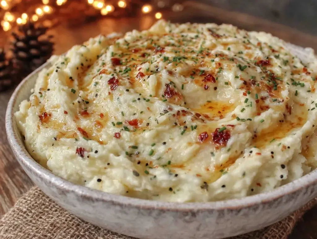 garlic confit mashed potatoes - featured image