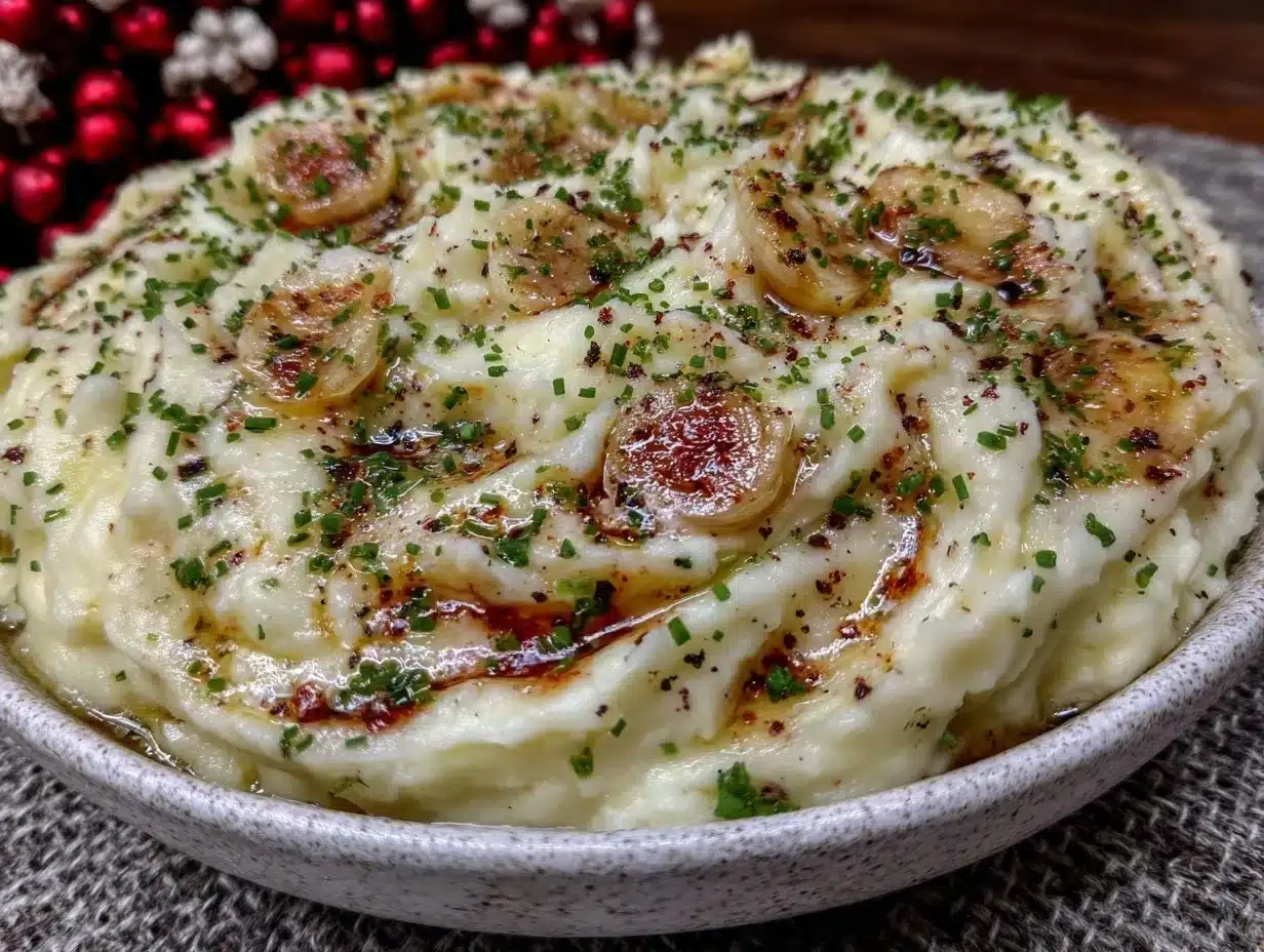 garlic confit mashed potatoes preparation steps