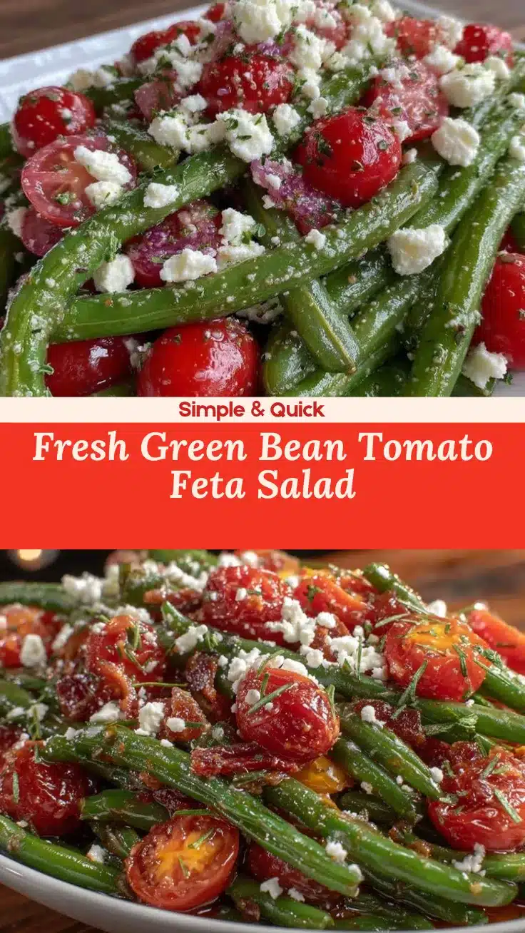 green bean and tomato salad with feta recipe