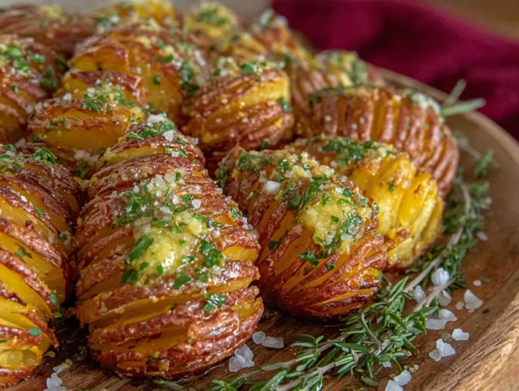 hasselback sweet potatoes - featured image