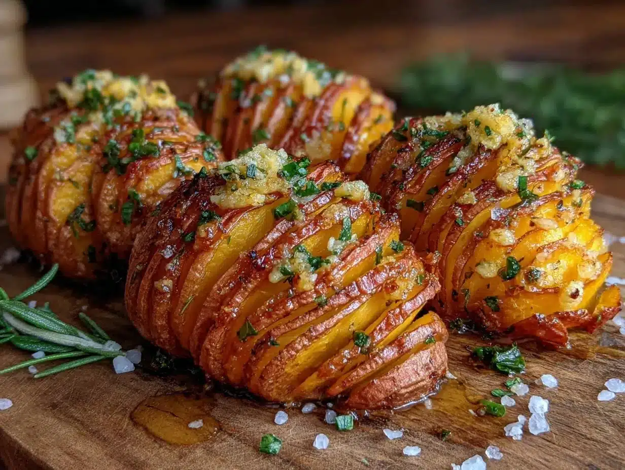 hasselback sweet potatoes preparation steps