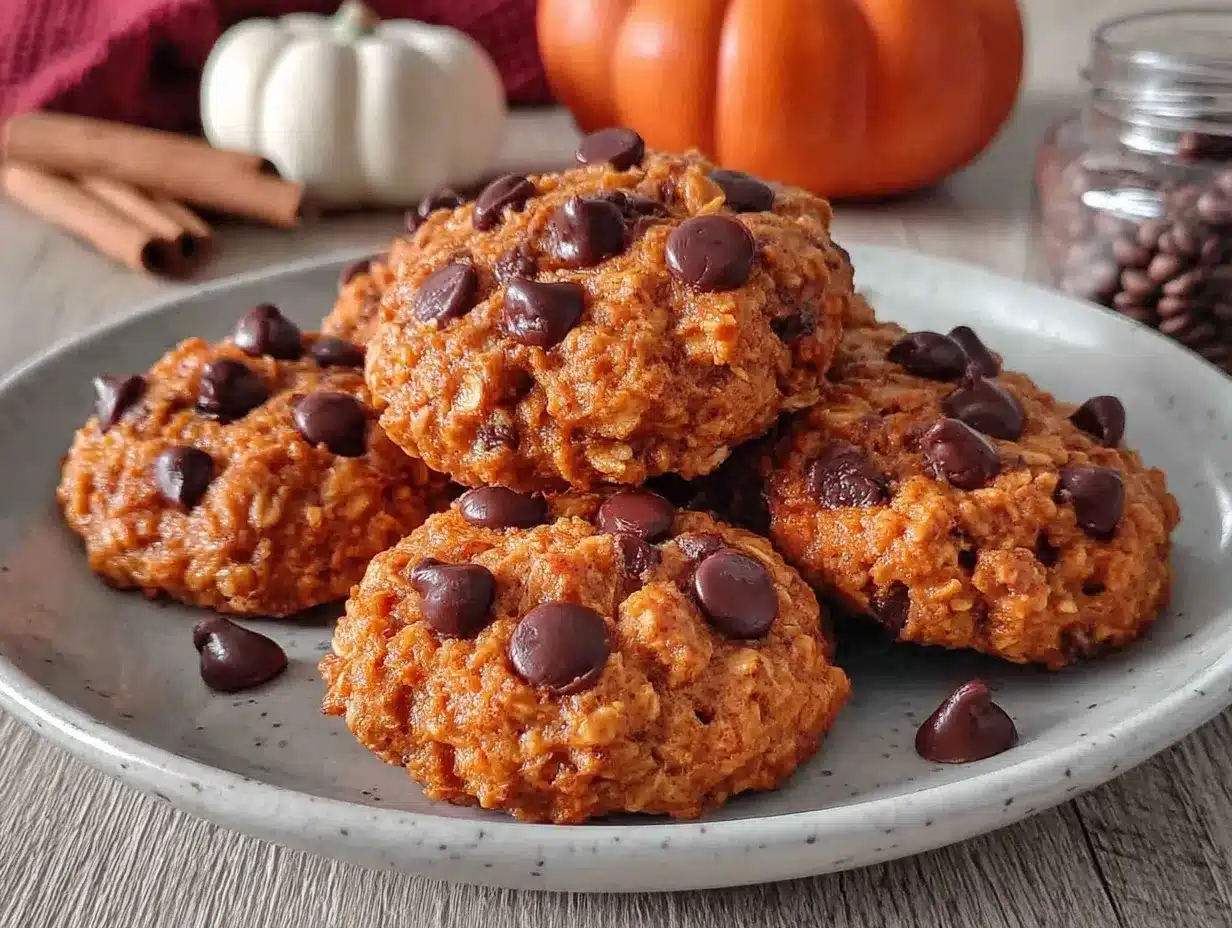 healthy pumpkin oatmeal cookies preparation steps