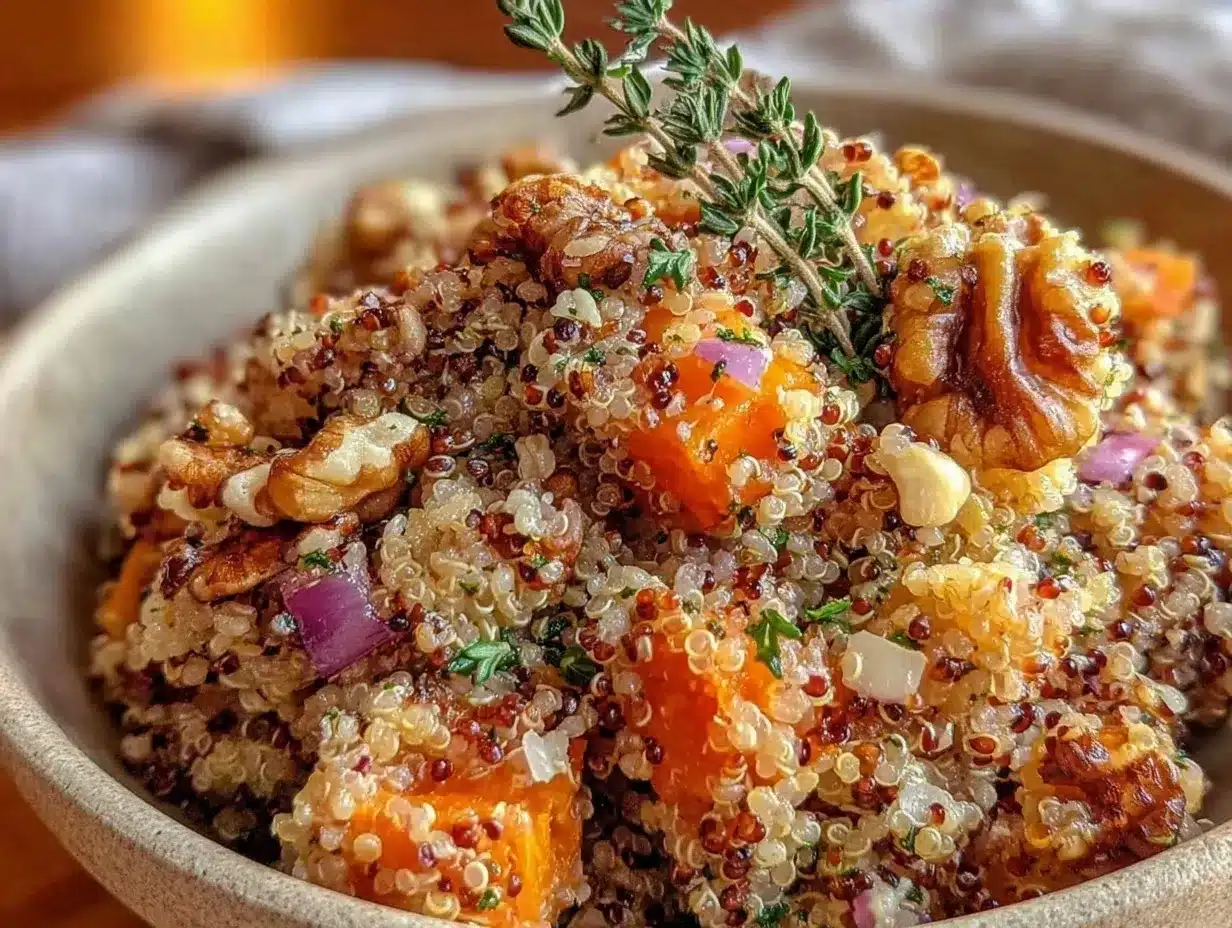 herbed quinoa stuffing preparation steps