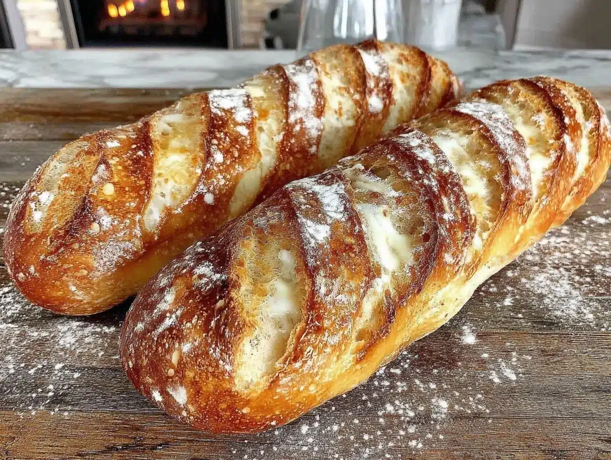 homemade baguette recipe preparation steps