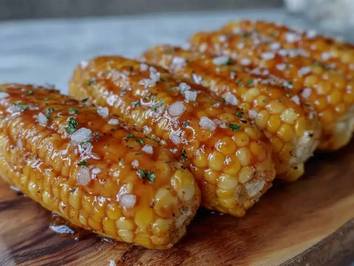 honey butter corn on the cob preparation steps