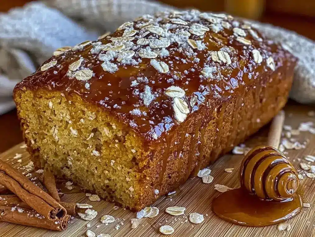 honey-cinnamon oatmeal bread - featured image