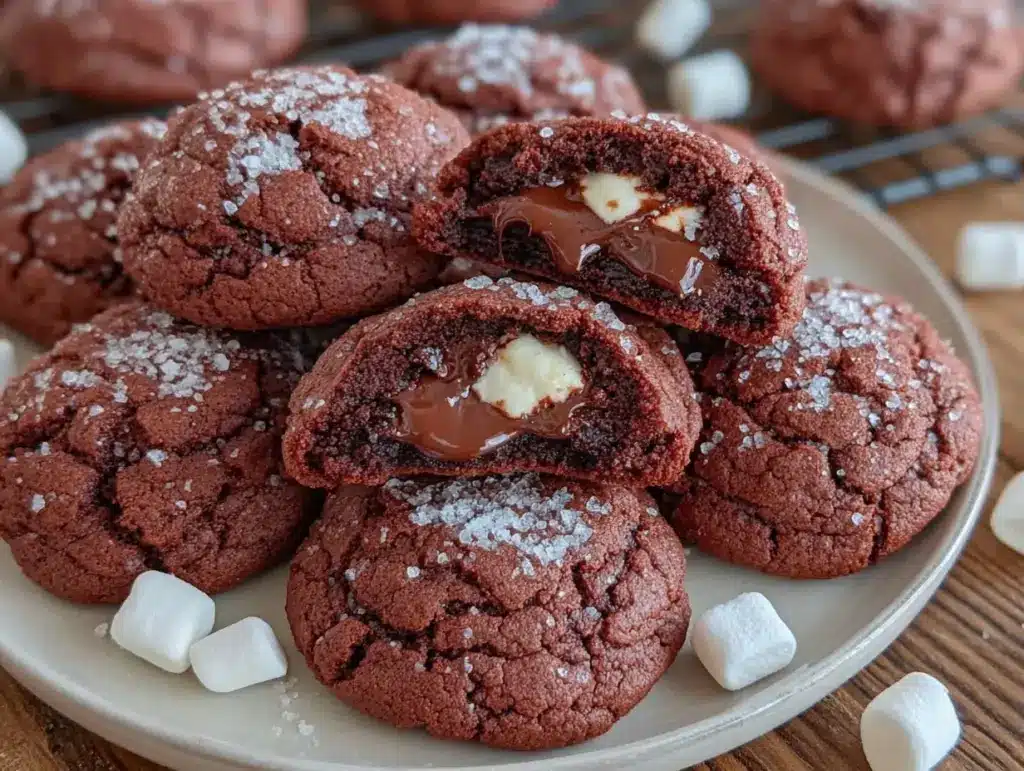 hot chocolate cookies - featured image