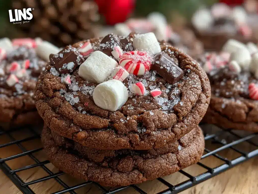 hot cocoa Christmas cookies - featured image
