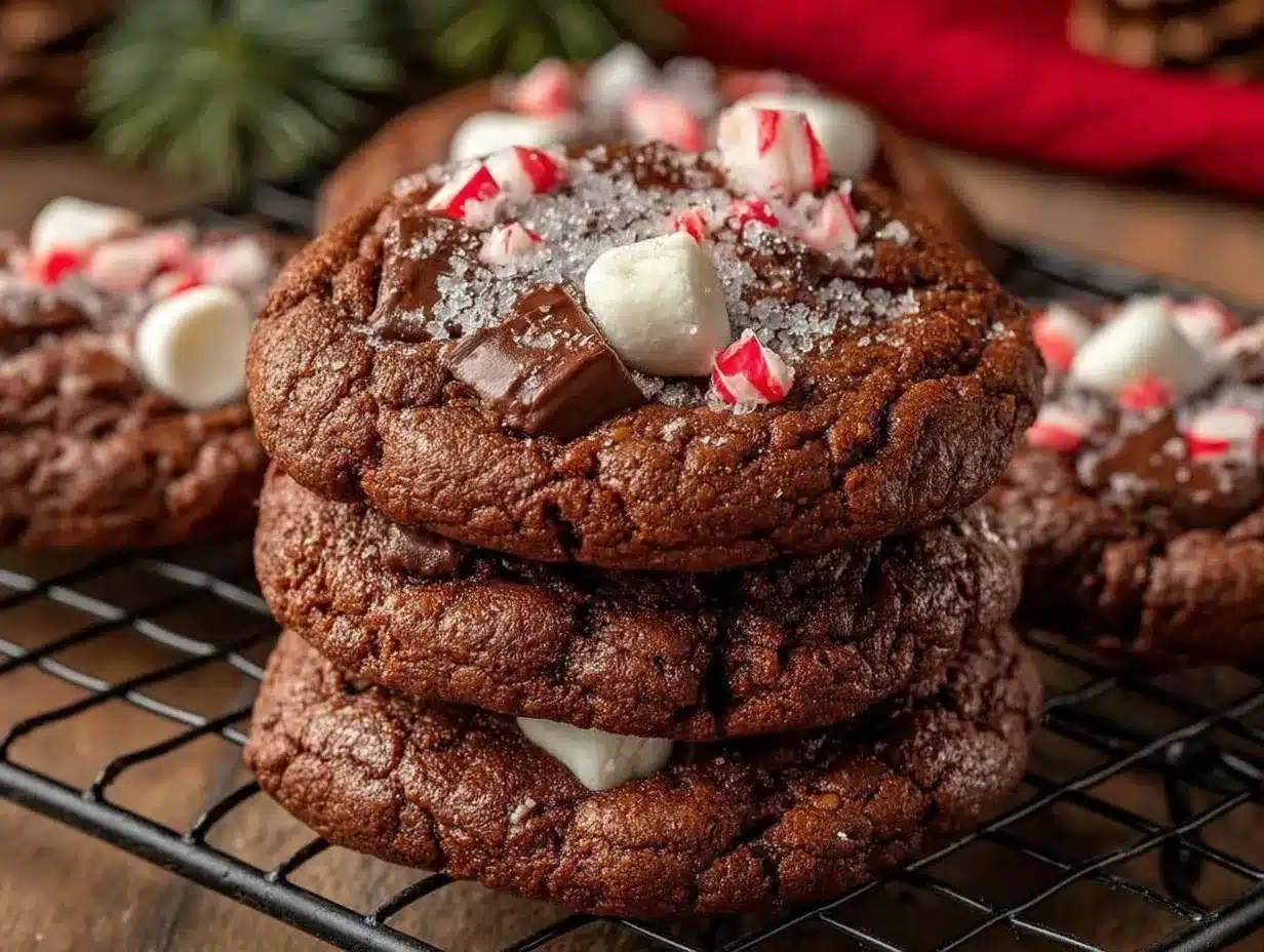 hot cocoa Christmas cookies preparation steps