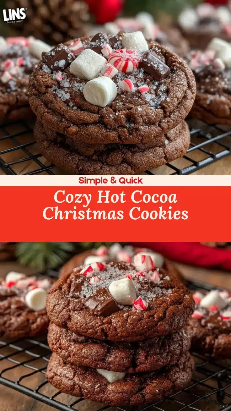 hot cocoa Christmas cookies recipe