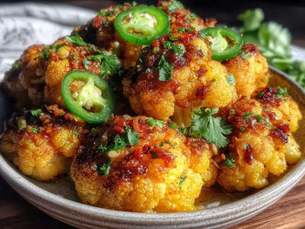 indian spiced cauliflower - featured image