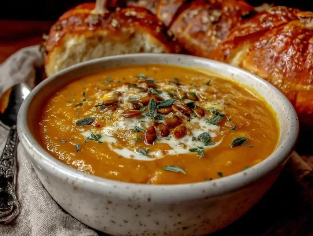 Instant Pot butternut squash soup - featured image
